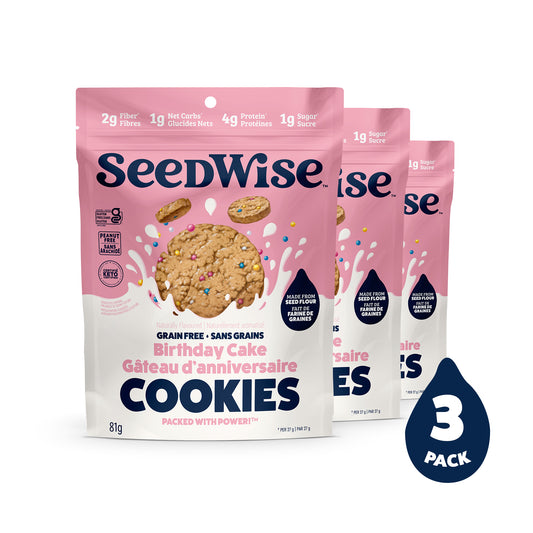 SeedWise Cookies - Birthday Cake