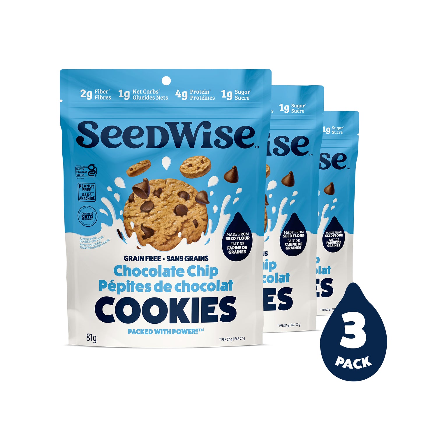 SeedWise Cookies - Chocolate Chip